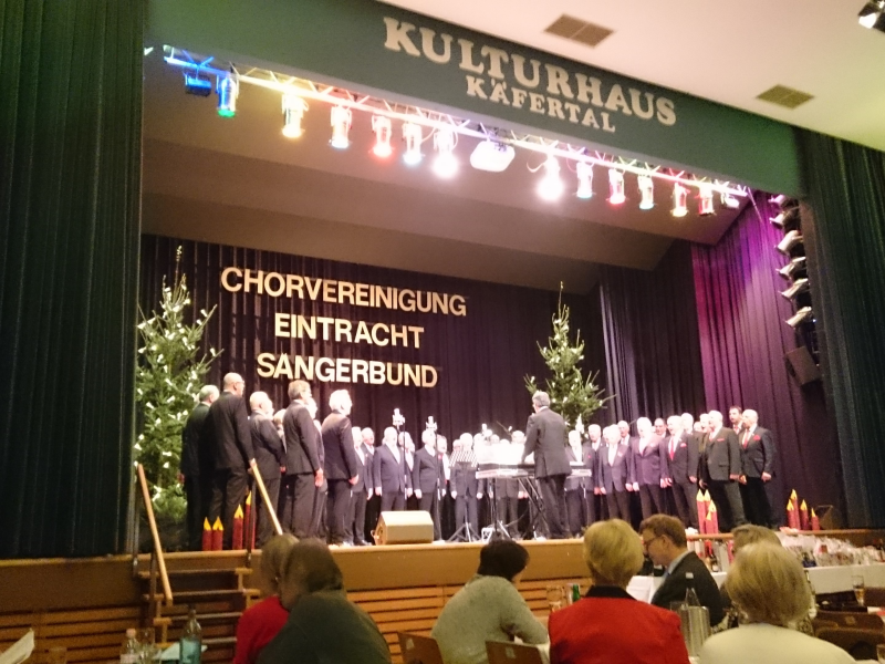 Weihnachtsfeier Chorvereinigung 2016 Kulturhaus Käfertal